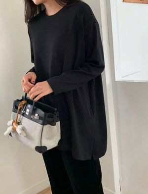 모니카 기모 레이어드 티셔츠
