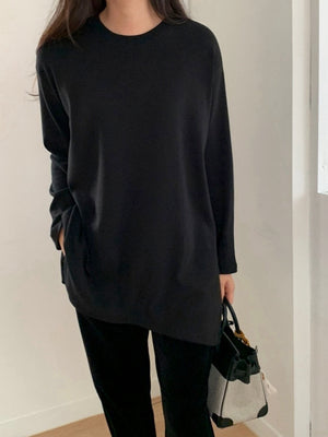 모니카 기모 레이어드 티셔츠