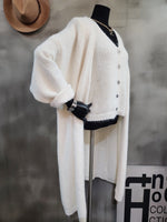 니트 조끼 가디건 set