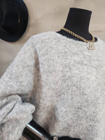 니트 뒷단추 롱스커트 set