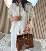 모노 미니 반팔 셔츠