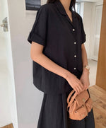 로건 브랜드 카라셔츠