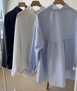 밑단 포인트 셔츠