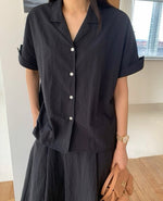 로건 브랜드 카라셔츠