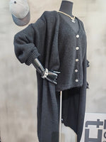 니트 조끼 가디건 set